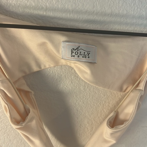 Chic Oh Polly Midi Dress in Cream US2 - Picture 5 of 5